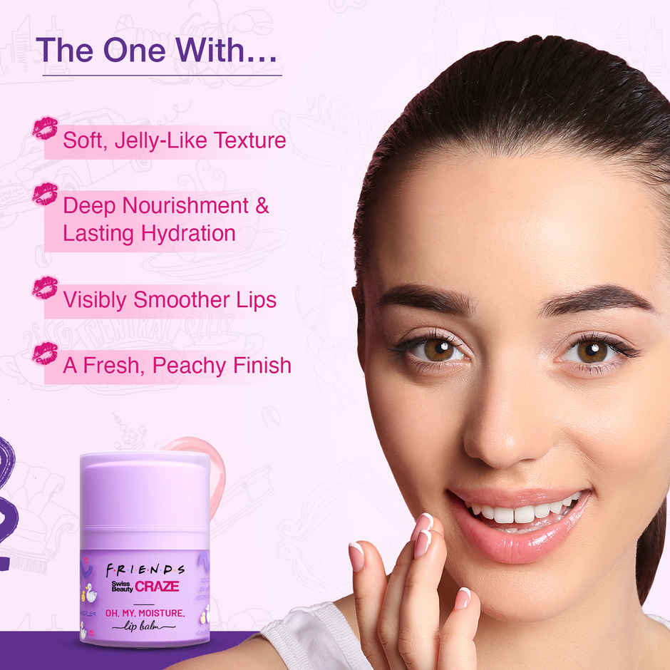 Swiss Beauty Craze Oh My Moisture Lip Balm Peachy Finish