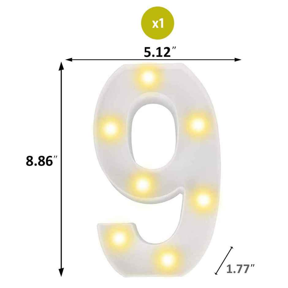 Marquee Number Light Letters For Room Decor Lights | Party Propz