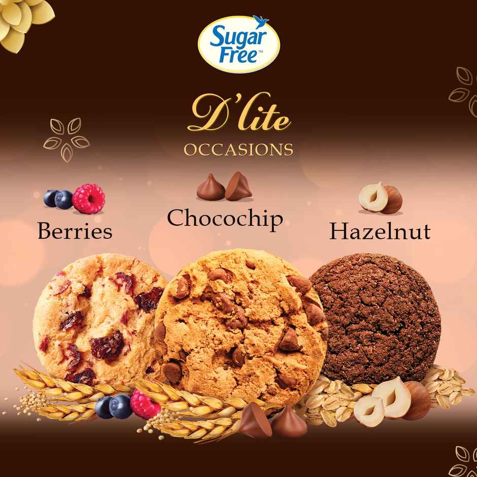 Sugar Free D'Lite Assorted Cookies Festive Celebration Gift Box