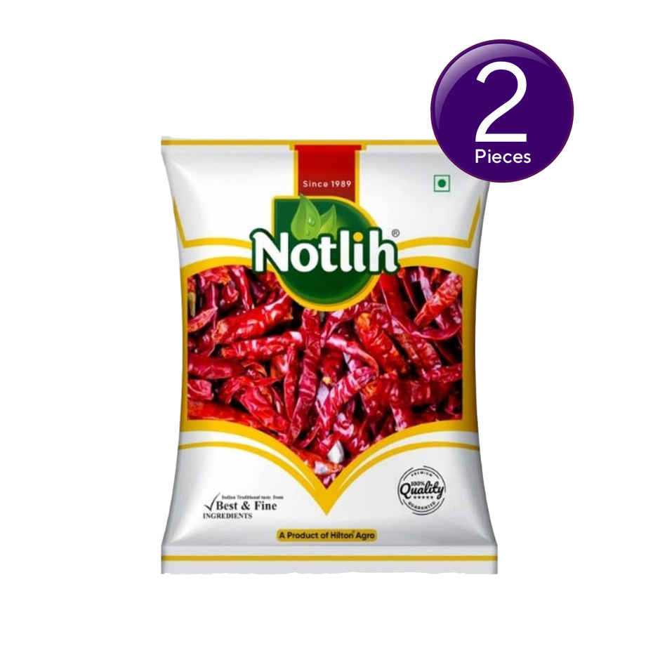 Notlih Whole Red Chilli/Lal Mirch Sabut Combo