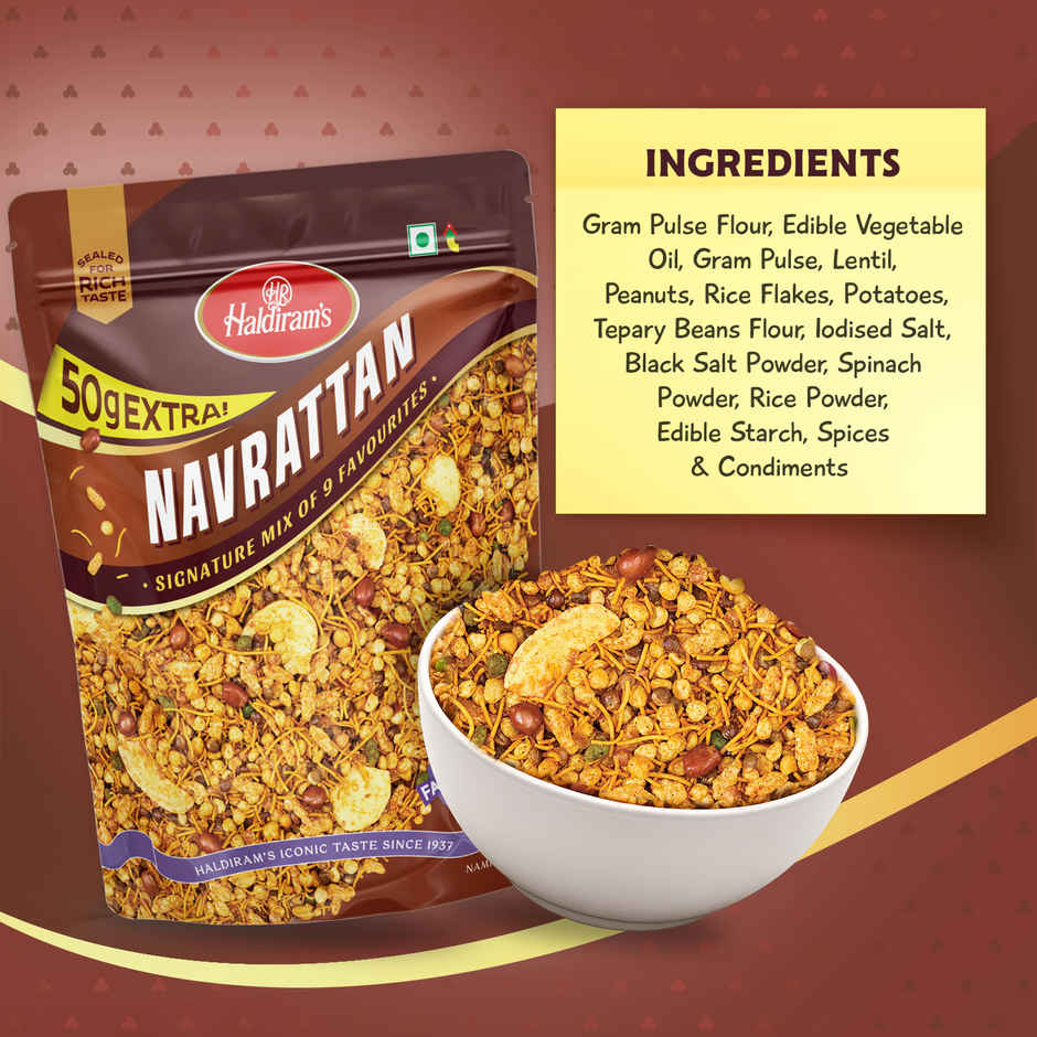 Haldiram's Navrattan | Crunchy Savory Snack