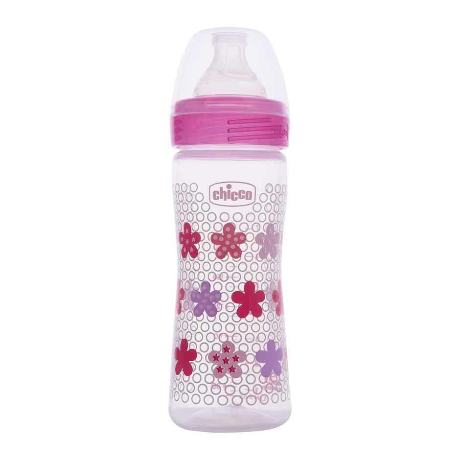 Chicco Feeding Bottle Wb Sil Physio Pink