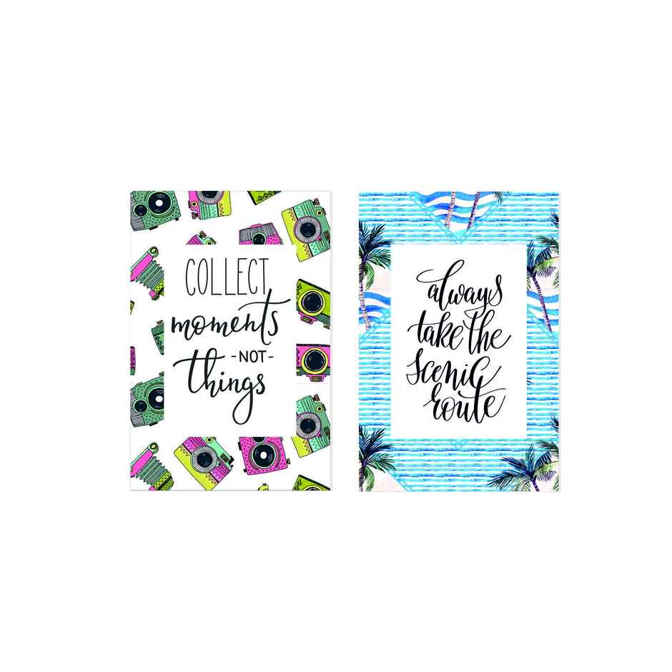 Paper Plane Design Travel Theme Wall Posters | Set of 10 | (12 Inch x 18 Inch) D1