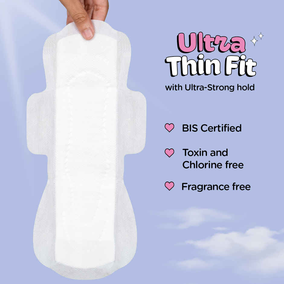 Pee Safe Ultra Thin Rash Free Sanitary Pads 12 XXL
