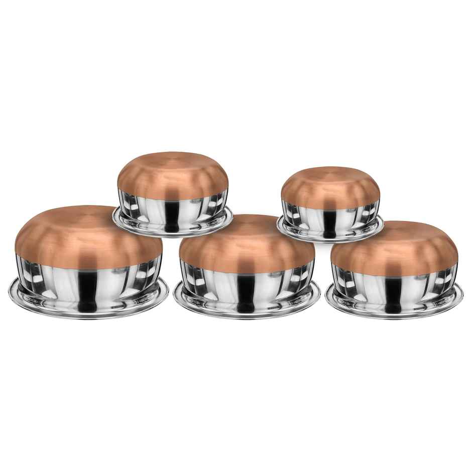 Jenson Copper Handi Set with Lid Induction Compatible