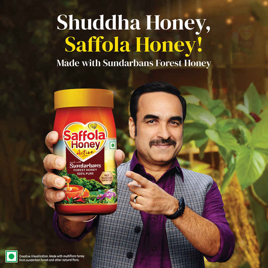 Saffola Honey Active | Made With Sundarban Forest Honey | Totally Pure Honey