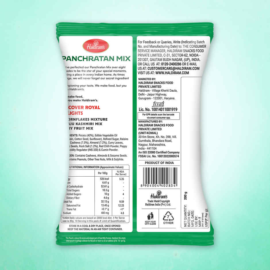 Haldiram's Panchratan Mixture | Flavorful & Crunchy