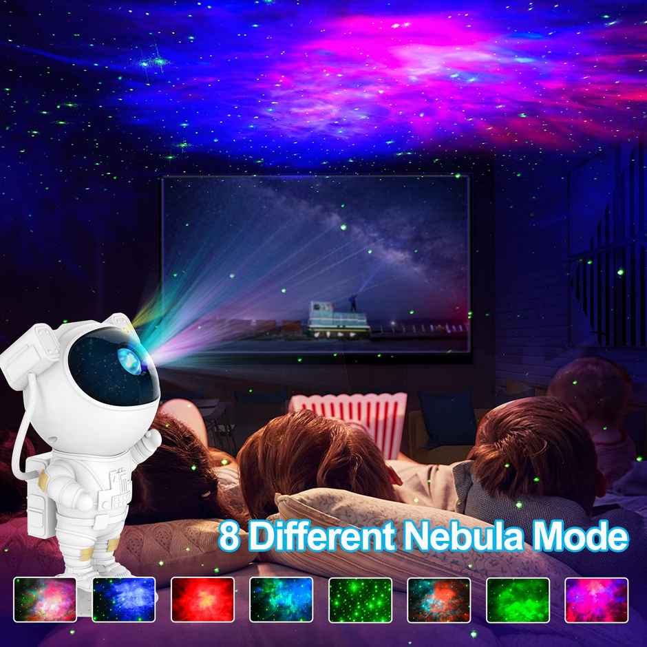 Desidiya Astronaut Galaxy Projector Kids Astronaut Nebula Night Light, for Gifts,Baby Adults Bedroom, Gaming Room, Home and Party(Audio Not Available)