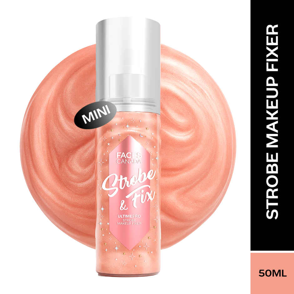 Faces Canada Ultime Pro Strobe Makeup Fixer | Rose Gold | 12Hr Shimmery Glow