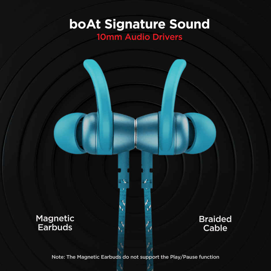 boAt Rockerz 333 Pro BT Neckband w/ 60 Hours Battery (Teal Green)