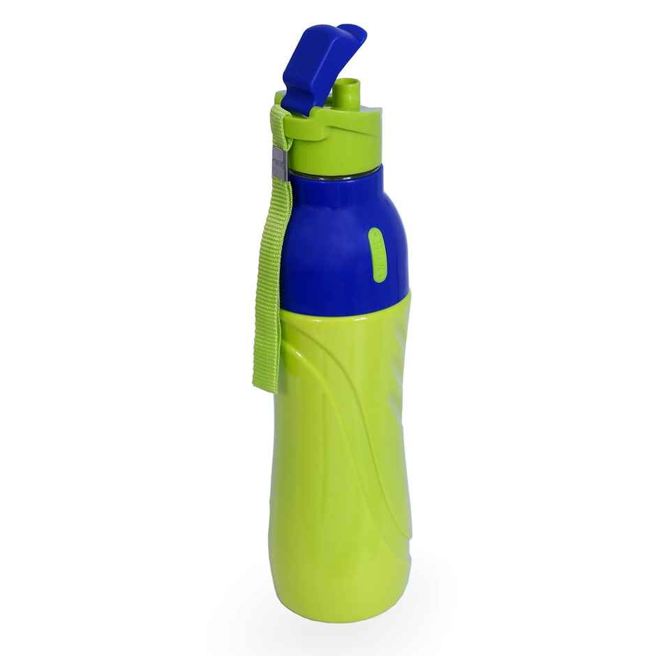 Jaypee Googly PU Insulated Fliptop Sipper Lid Water Bottle for kids | Green | 650ml