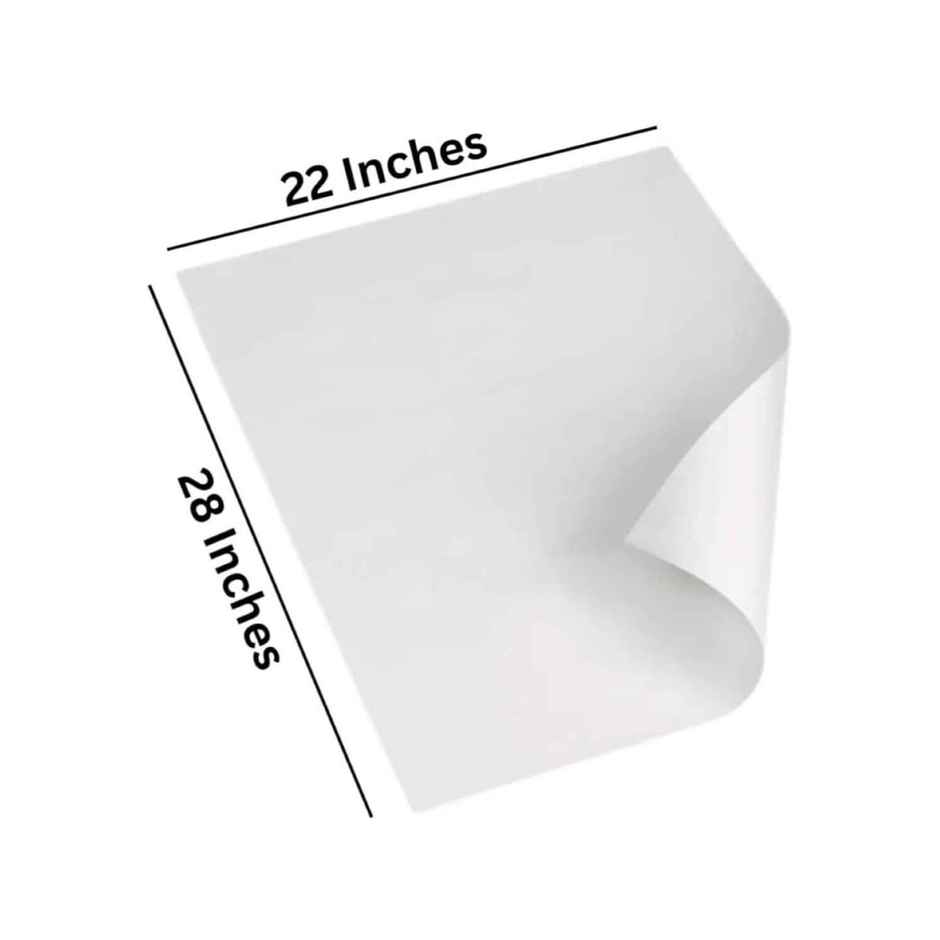 ABK Chart Paper White Set Of 10 | A1 Size | 22 x 28 in | A1