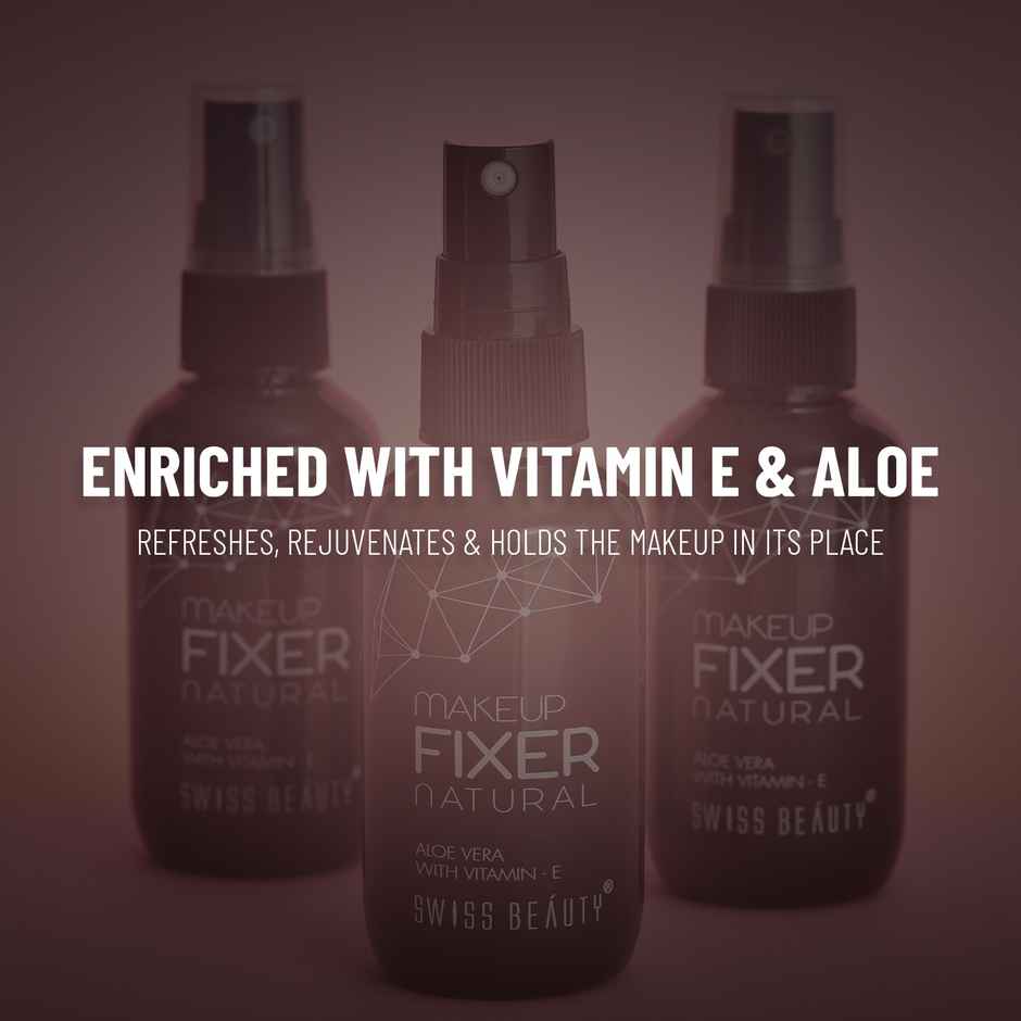Swiss Beauty Long Lasting Professional Makeup Fixer Setting Spray With Vitamin E & Aloe Vera