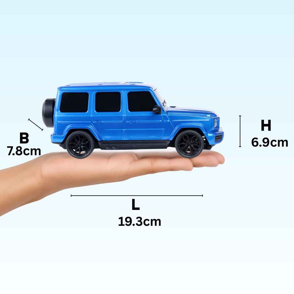 Race N Roll Hi Speed Rechargeable Remote Control Car 1:24 - G Wag Blue