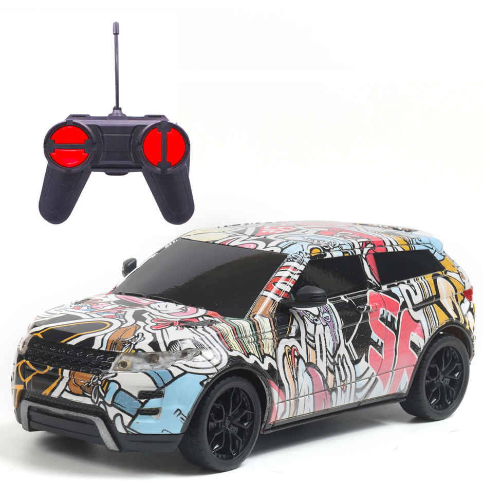 Race N Roll 1:24 Rechargeable Hi Speed Mini Remote Control Car - Rov Grafitti
