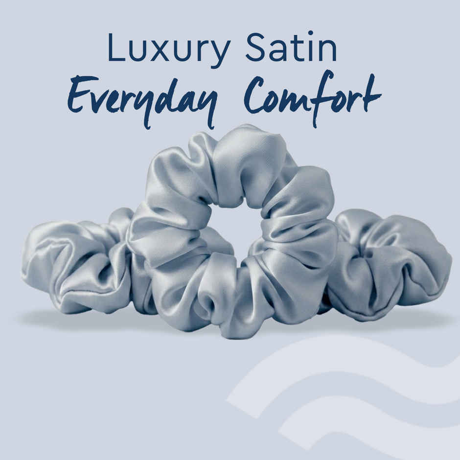 Gubb Satin Scrunchie | Grey