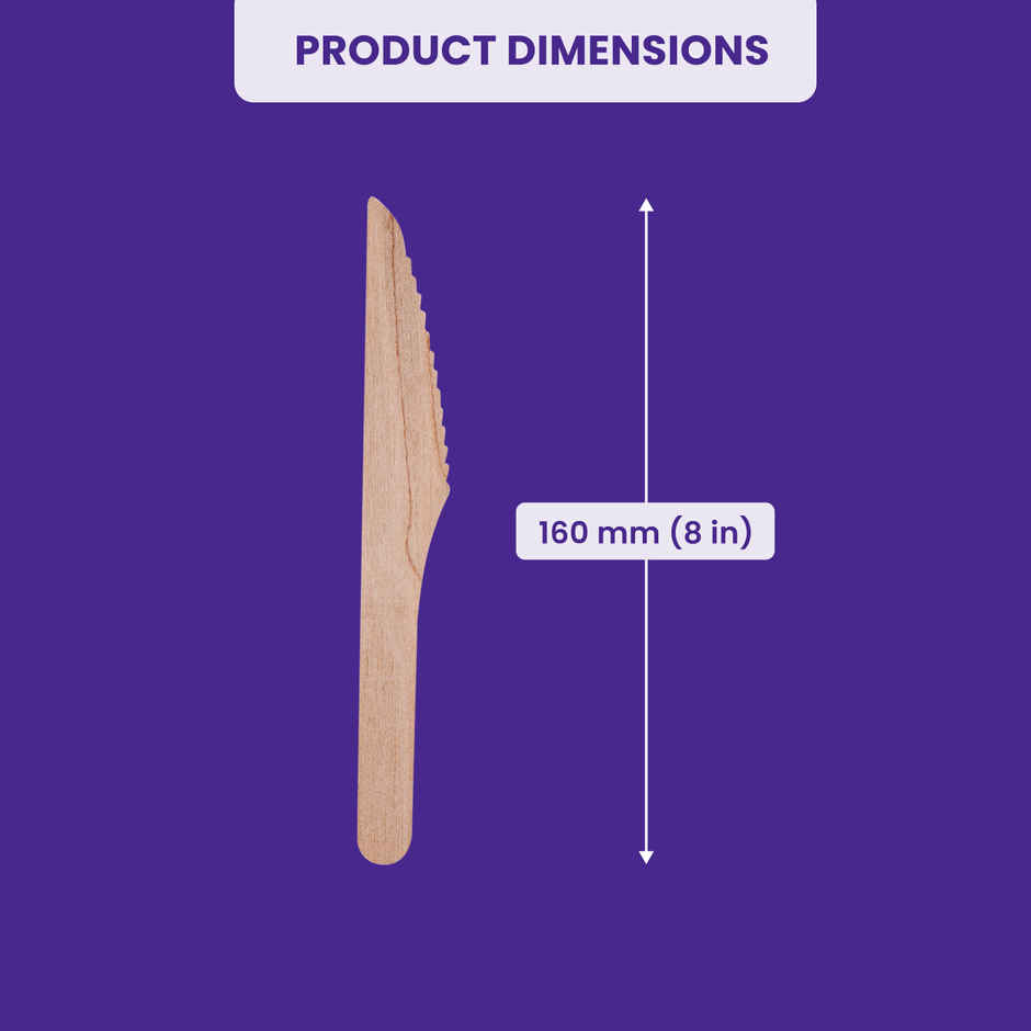 BAY6 Wooden Knife - Pack of 25