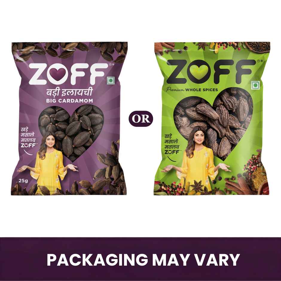 ZOFF Big Cardamom Whole - Badi Elaichi