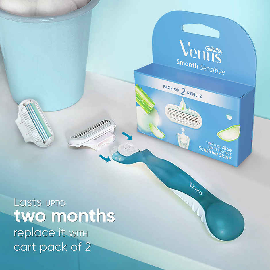 Gillette Venus Hair Removal Razor - With Aloe Vera