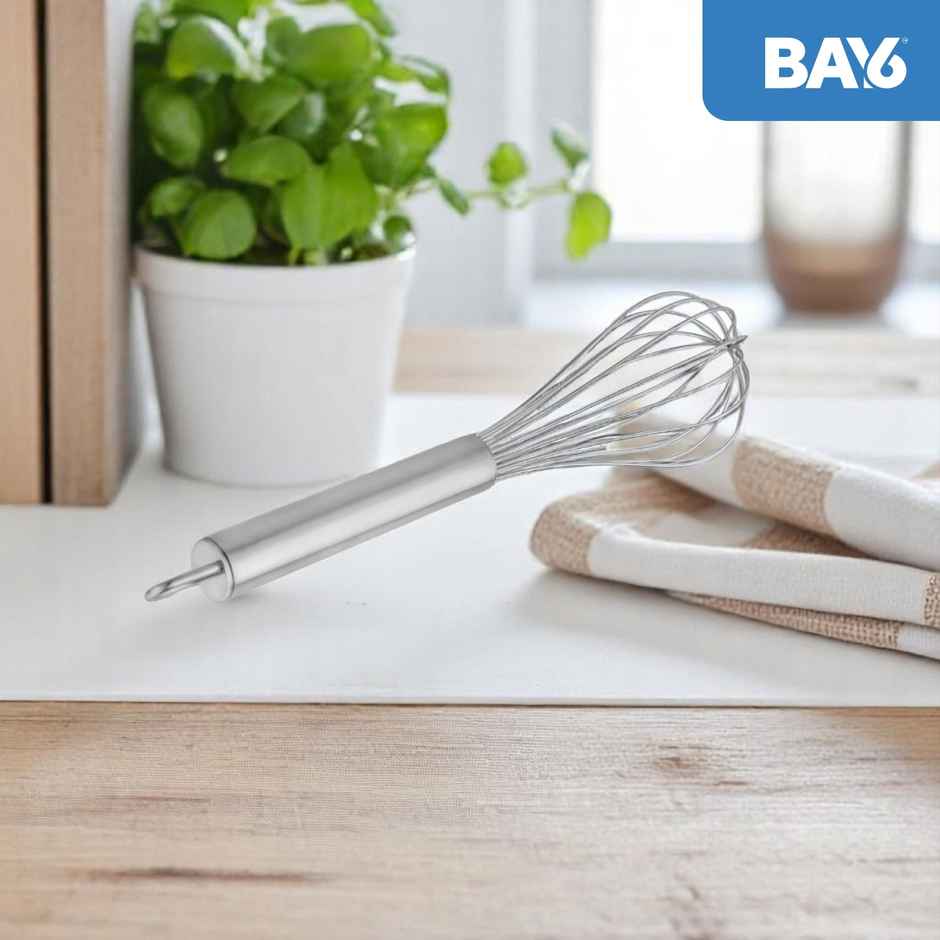 BAY6 Steel Whisk with Pipe Handle