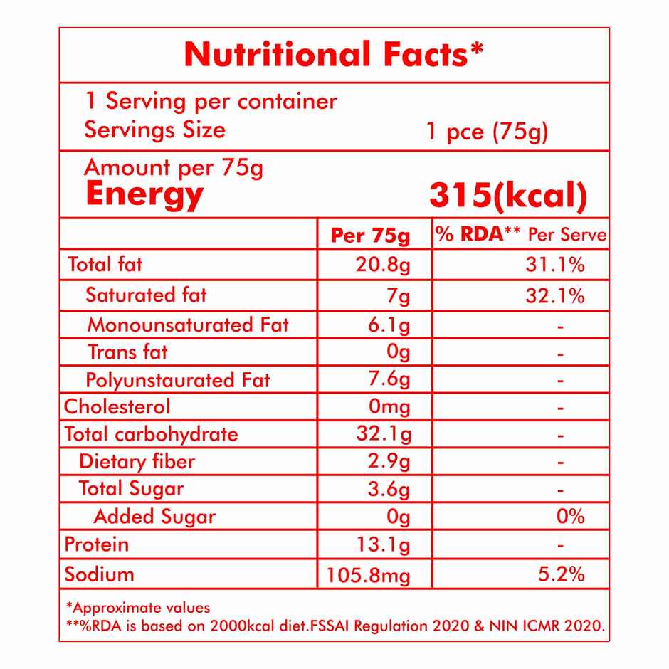 Unifit Almond Brownie | Rich - Nutty and Fudgy | High Protein and Fiber | Guilt-Free Indulgence