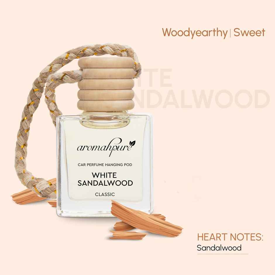 Aromahpure Premium Car Air Freshener Hanging Pod | Sandalwood Fragrance