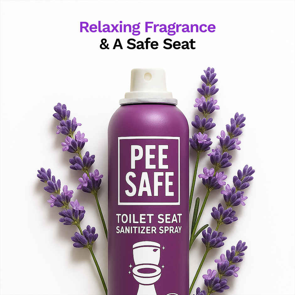 Pee Safe Toilet Seat Sanitizer Spray | Lavender