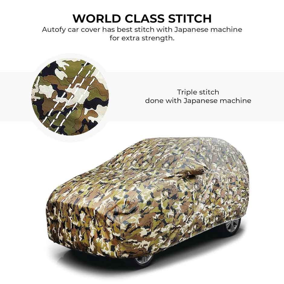 Autofy Defo Car Cover For Kia Seltos | Year 2019 Onwards - Flock Layer Inside