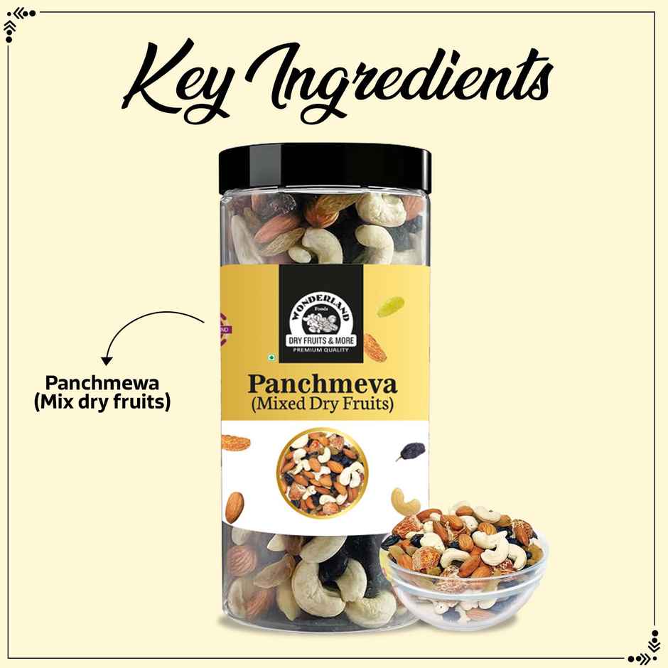 Wonderland Foods Panchmeva Dry Fruits Mix