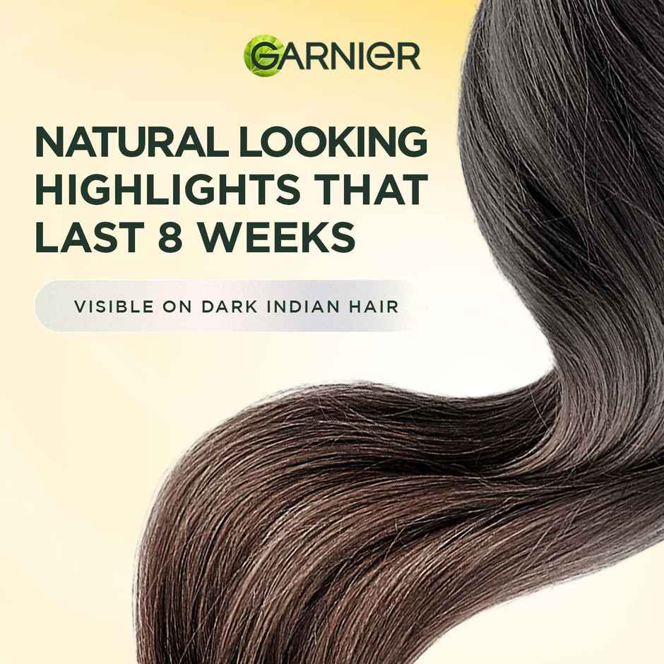Garnier Color Naturals Hairlighter No Bleach No Ammonia Visible Highlights on Dark Hair