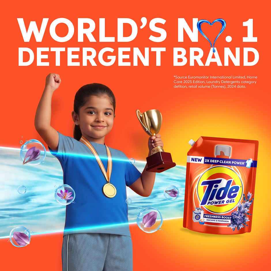 Tide Power Gel Liquid Detergent for Top Load & Front Load Washing Machine