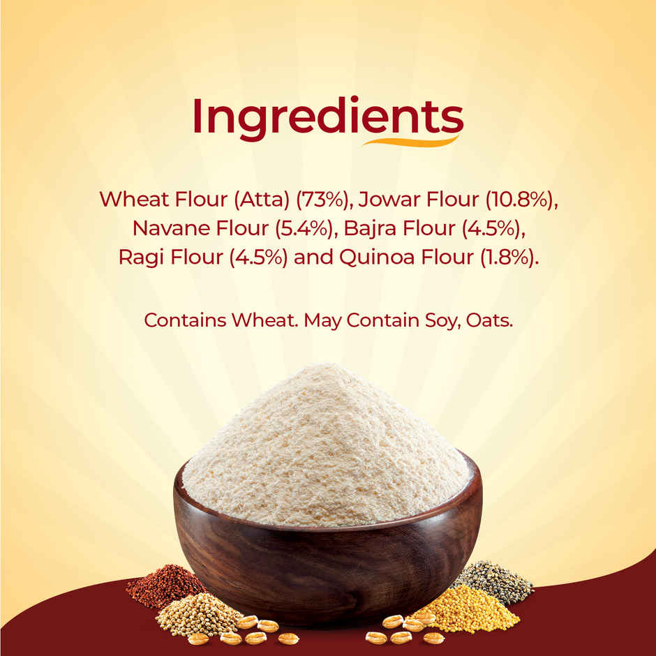 Aashirvaad Atta with Millets for Daily Nutrition | Power of 5 Grains