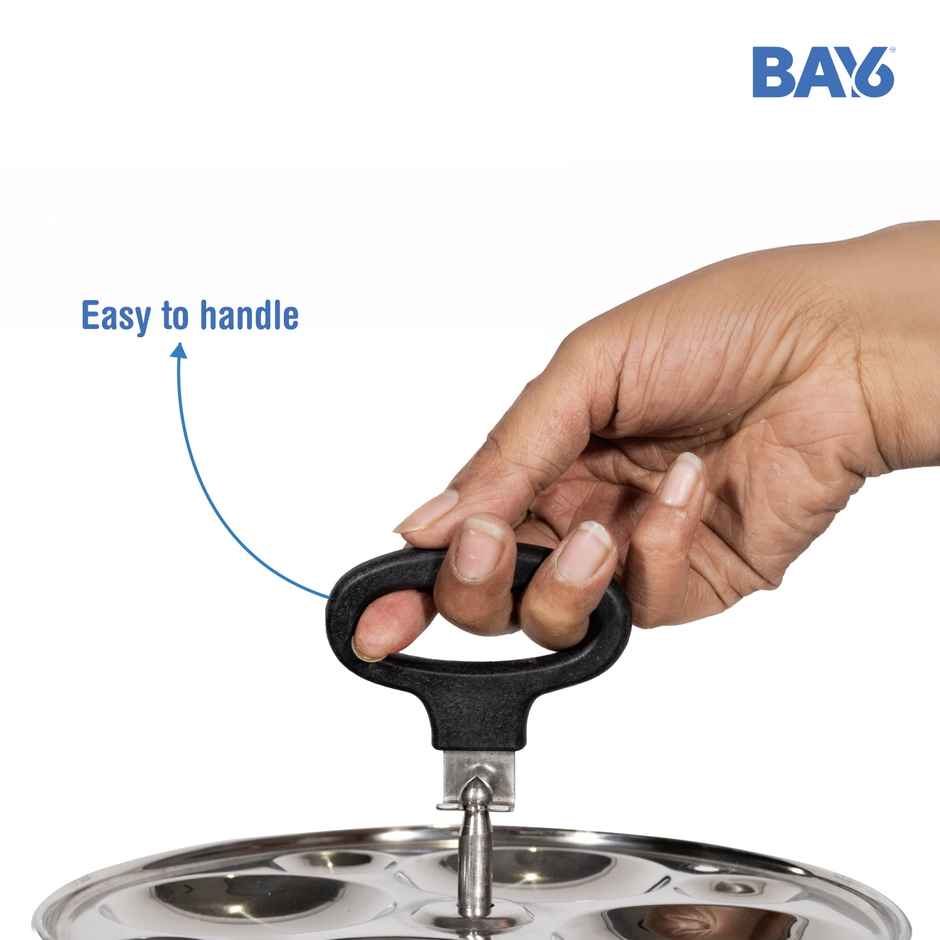 BAY6 Stainless Steel Idli Plate Round - 16 Big & 16 Small Idlis
