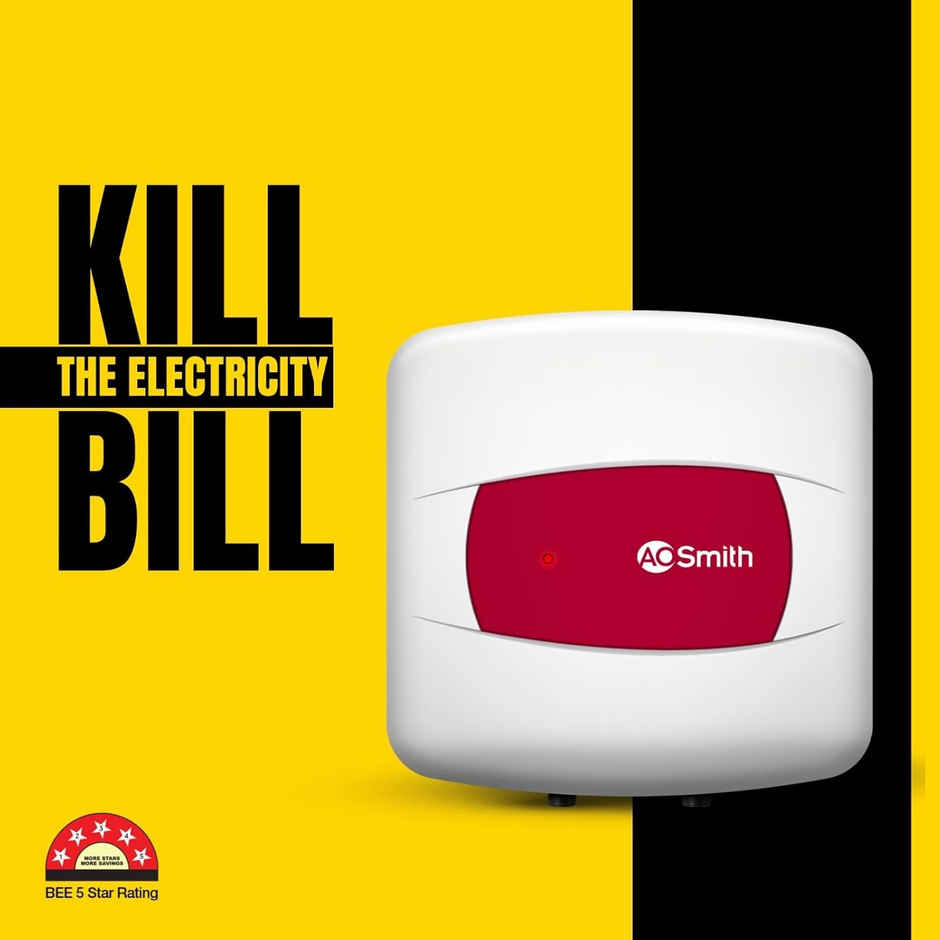 AO Smith HSE-SHS-025 Storage 25 Litre Vertical Water Heater (Geyser)