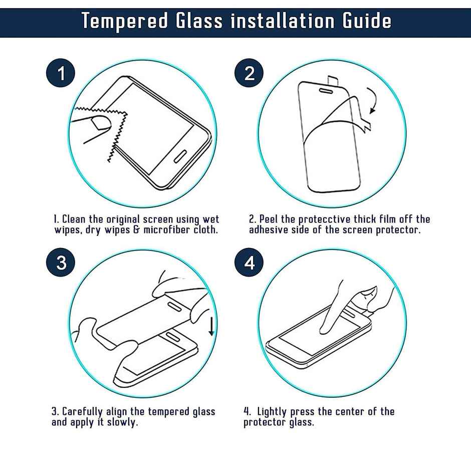 Techvor Tempered Glass for iPhone 13, 13 Pro, and 14 With Easy Installation Kit for Smartphone