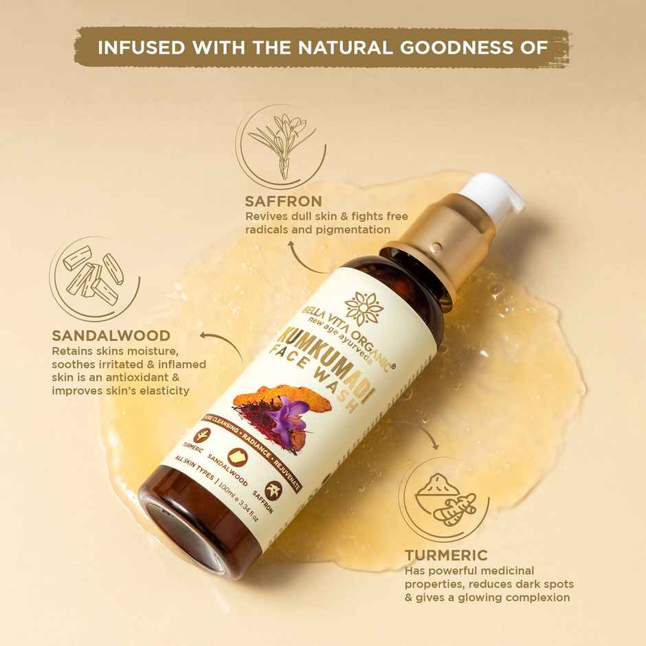 Bella Vita Organic Kumkumadi Face Wash