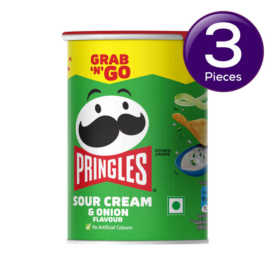 Pringles Potato Chips - Sour Cream & Onion Combo