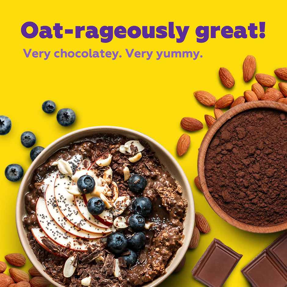 Yoga Bar Dark Chocolate Oats, High Protein and Fibre, Raisins, Pumpkin, Chia Seeds, Rich in Omega -3
