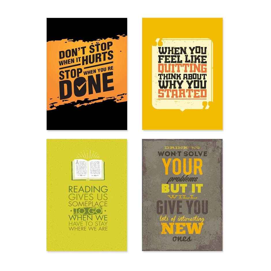 Paper Plane Design Wall Posters For Office Decor | Set of 10 | Size | 12 Inch x 18 Inch | D29