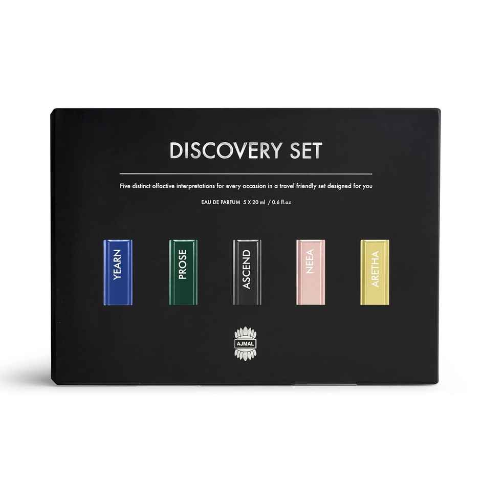 Ajmal Discovery Perfume Gift Set | 5 Premium Eau De Parfum Fragrances | Gift set for Men
