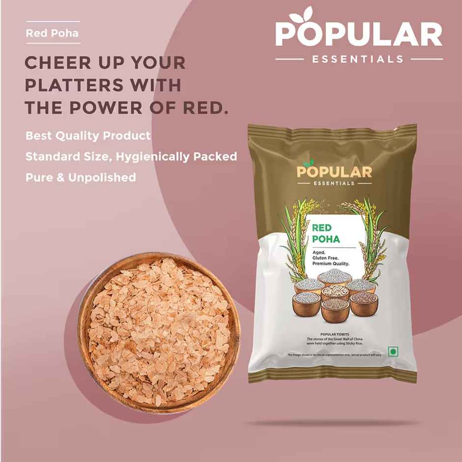 Popular Essentials Red Poha