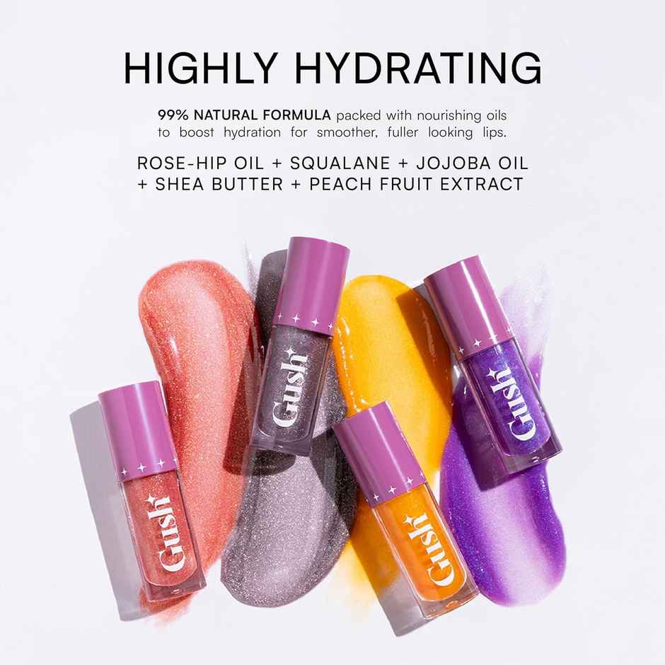 Gush Beauty Lip Tint pH-inched Lip And Cheek Tint | Colour Changing Glossy Tint | Golden Hour | Yellow
