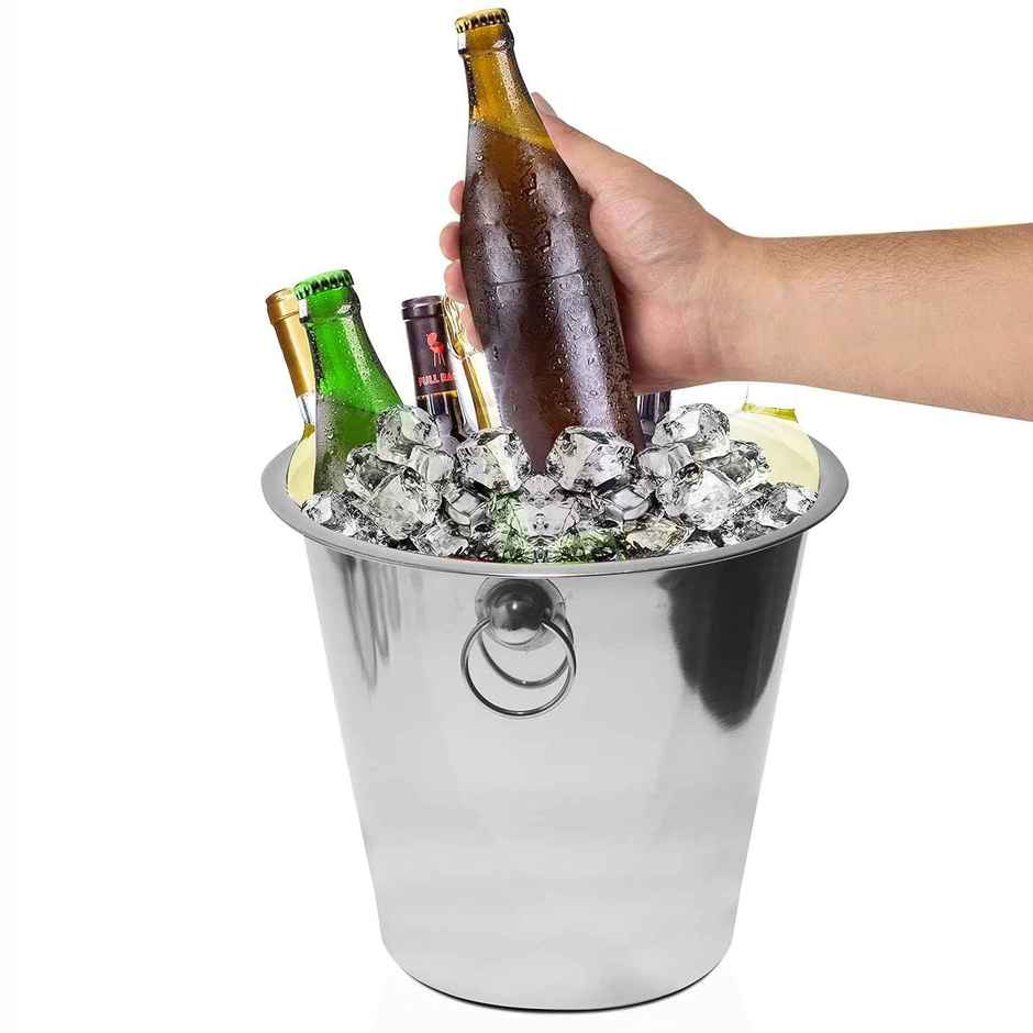 Picfest Steel Ice Bucket for Beer - 4.5L