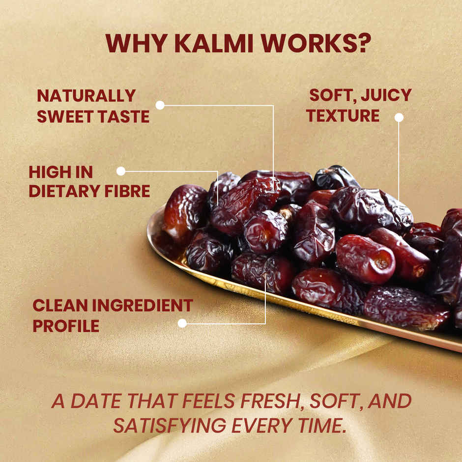 Nutty Gritties Premium Kalmi Dates | High Fibre