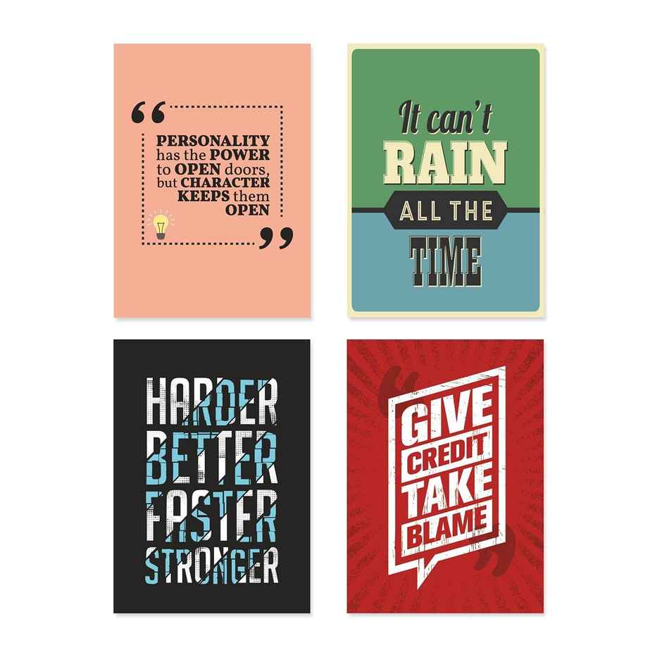 Paper Plane Design Wall Posters For Office Decor | Set of 10 | Size | 12 Inch x 18 Inch | D3