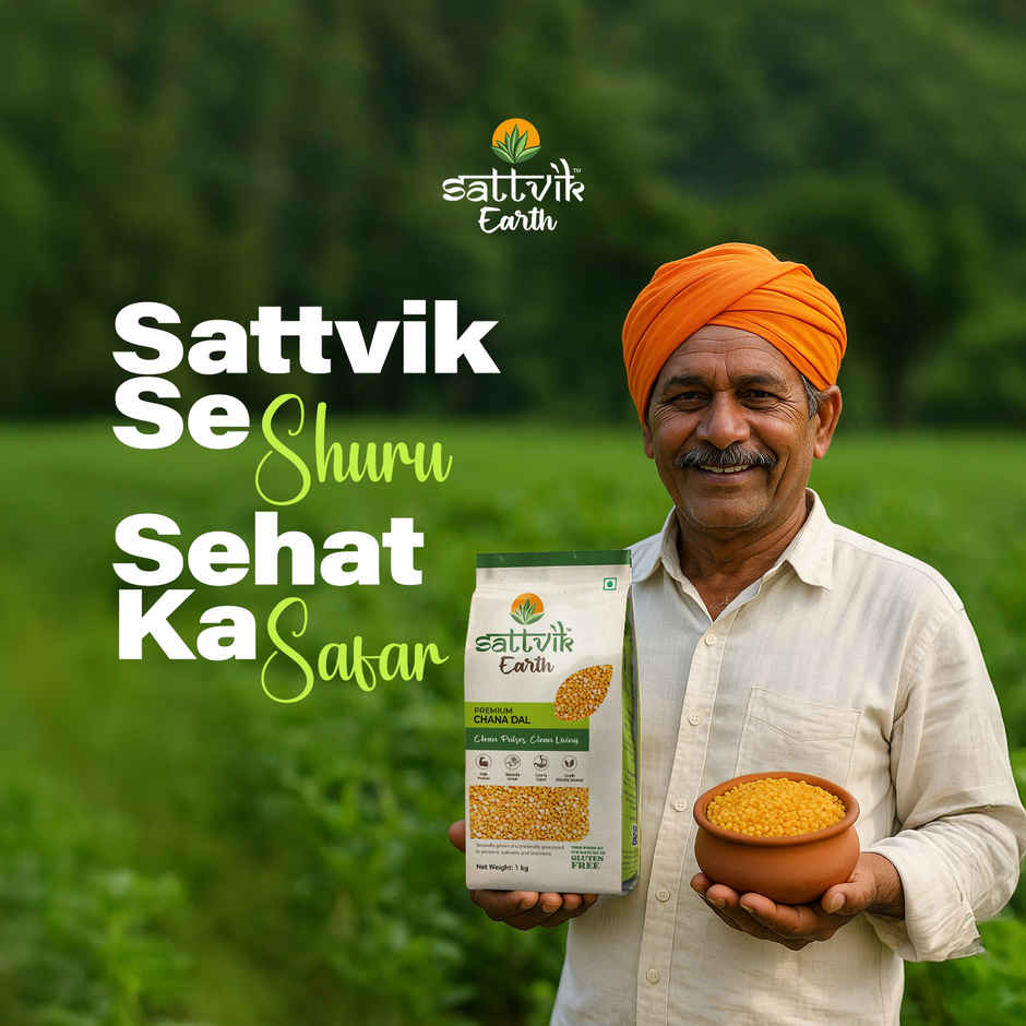 Sattvik Earth Premium Chana Dal