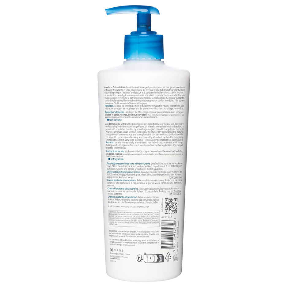 Bioderma Atoderm Creme Ultra Face Moisturizer