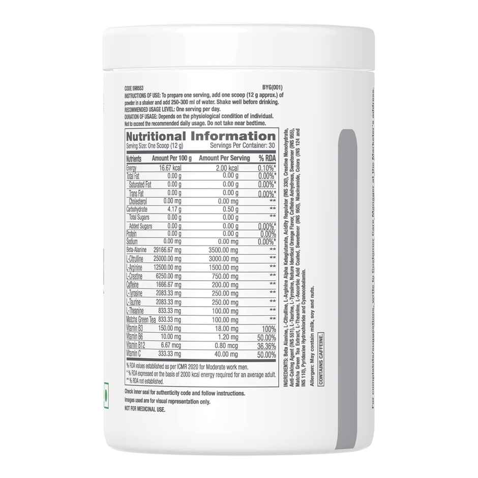 GNC Pro Performance Pre Workout Blood Orange | 30 Servings