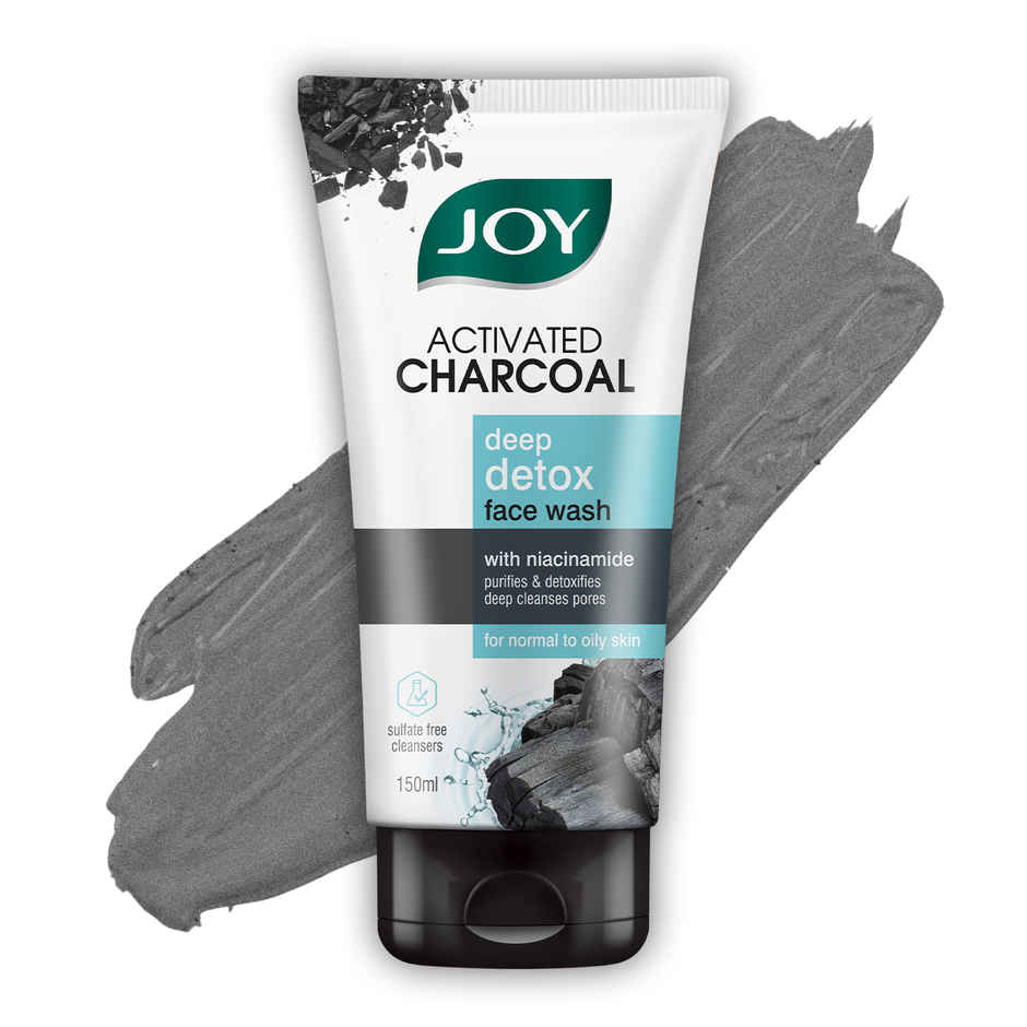 Joy Activated Charcoal Deep Detox Face Wash