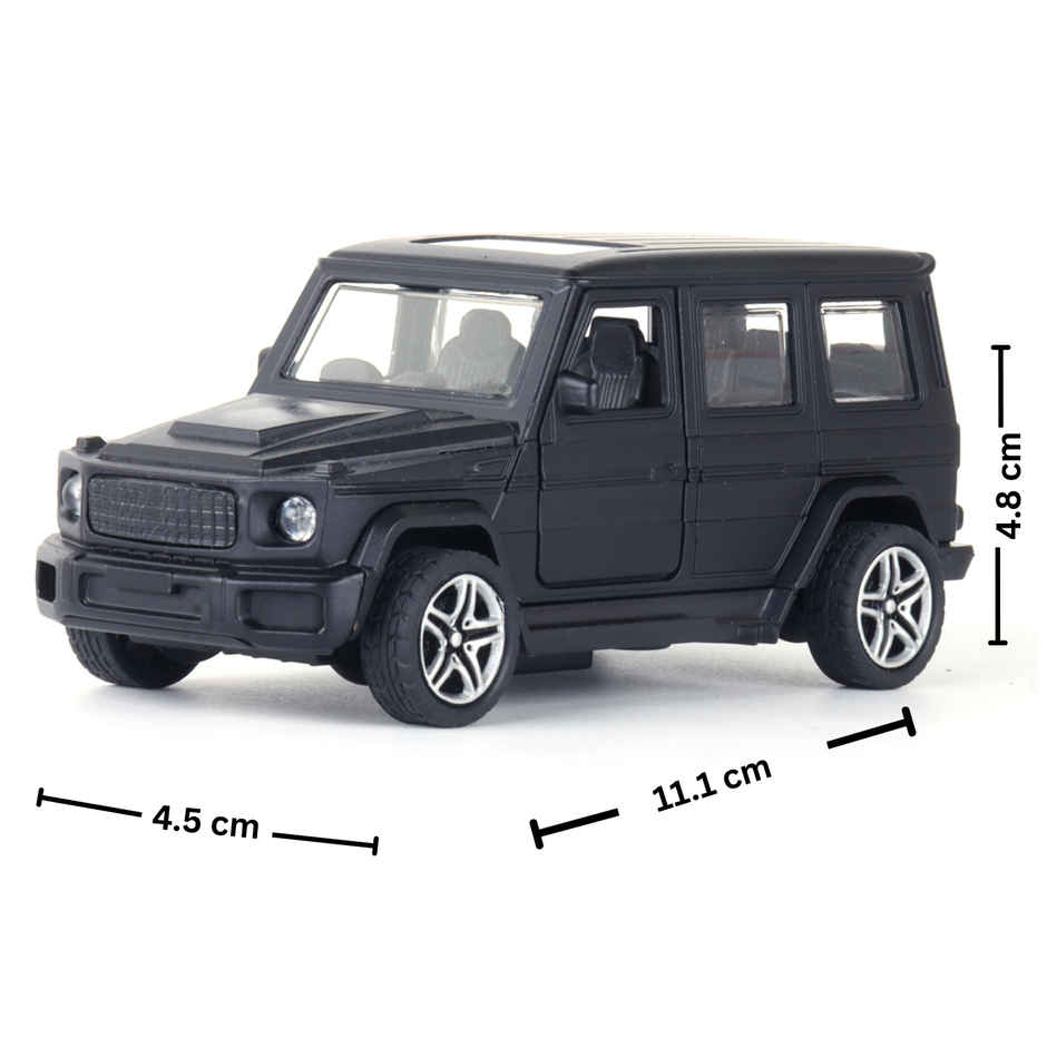 Frendo Premium Die-Cast Car | 3-Way Opening | Pull-Back Action | G Wag Black